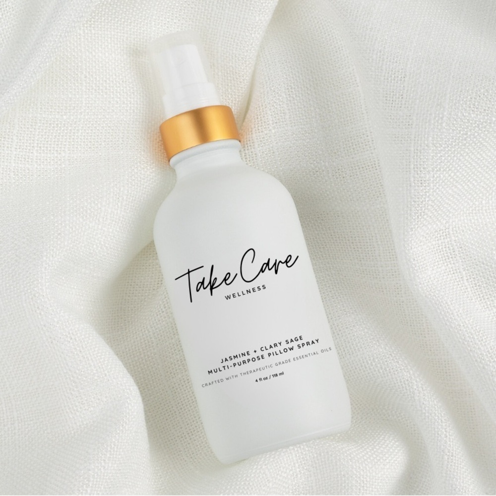 Take Care Wellness JASMINE + CLARY SAGE Multi-Purpose Pillow Spray | NEW Shower